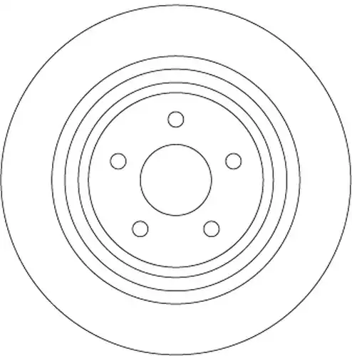 спирачен диск TRW DF6976