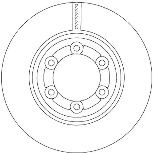 спирачен диск TRW DF6984