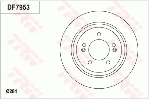 спирачен диск TRW DF7953