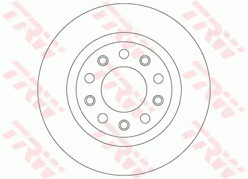 спирачен диск TRW DF8070
