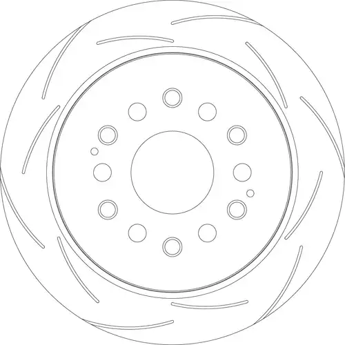 спирачен диск TRW DF8576XSS