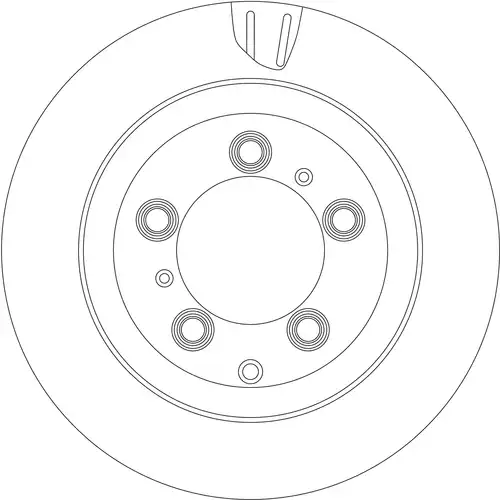 спирачен диск TRW DF8593S