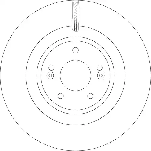 спирачен диск TRW DF8660S