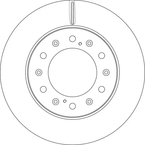 спирачен диск TRW DF8731S