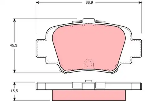 накладки TRW GDB1060