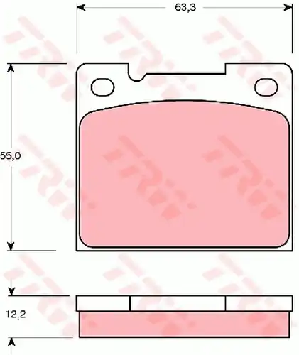 накладки TRW GDB1066