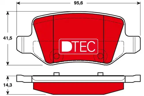 накладки TRW GDB1481DTE