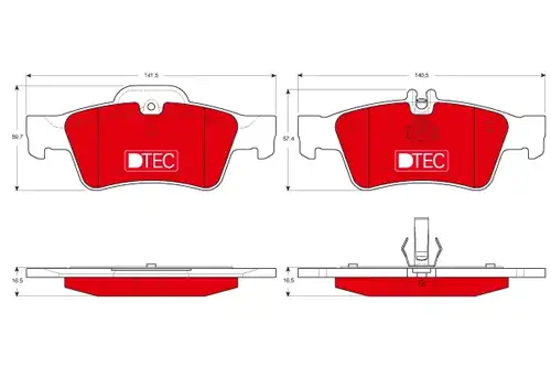 накладки TRW GDB1546DTE