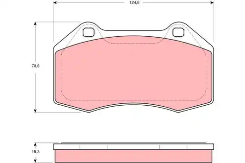 накладки TRW GDB1606