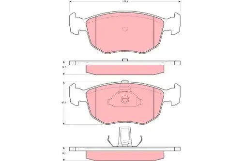 накладки TRW GDB1618