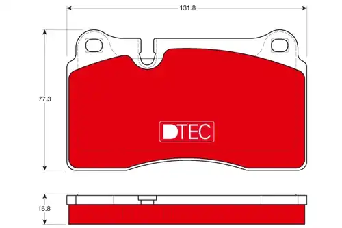 накладки TRW GDB1670DTE