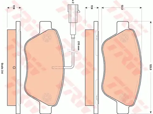 накладки TRW GDB1842