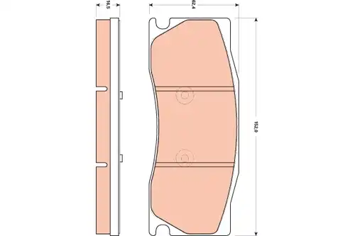 накладки TRW GDB1850