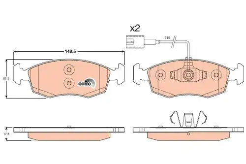 накладки TRW GDB1900