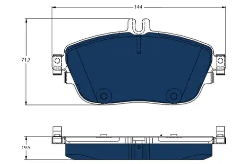 накладки TRW GDB1932BTE