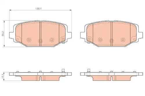 накладки TRW GDB1936