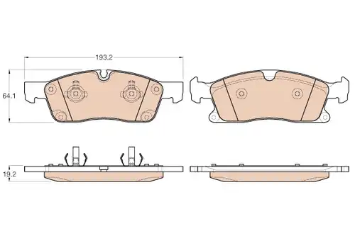 накладки TRW GDB1955