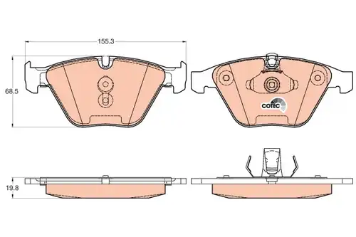 накладки TRW GDB2021