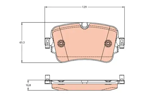 накладки TRW GDB2131