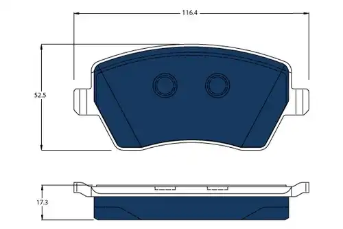 накладки TRW GDB3332BTE