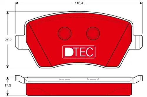 накладки TRW GDB3332DTE