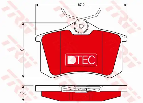 накладки TRW GDB823DTE