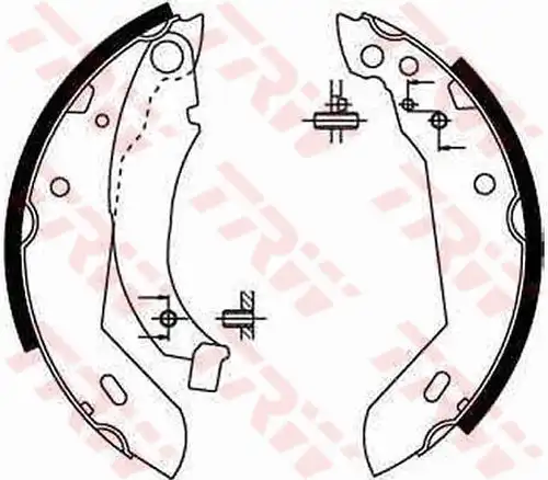 комплект спирачна челюст TRW GS8158