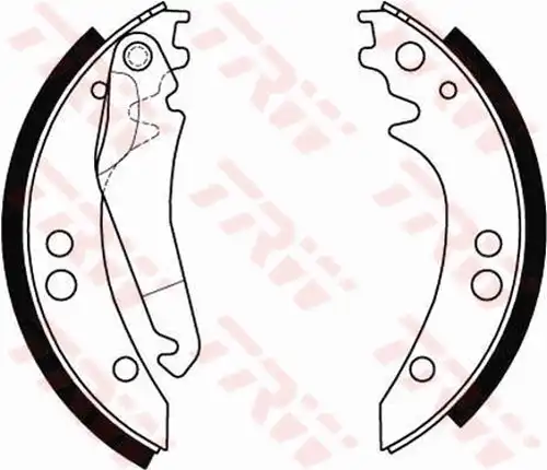 комплект спирачна челюст TRW GS8434