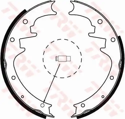 комплект спирачна челюст TRW GS8444