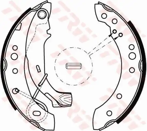 комплект спирачна челюст TRW GS8467