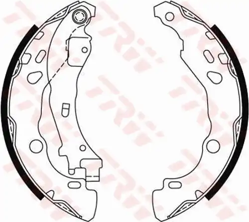 комплект спирачна челюст TRW GS8474