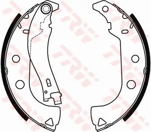 комплект спирачна челюст TRW GS8484