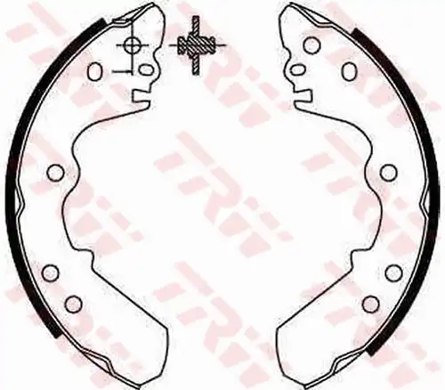 комплект спирачна челюст TRW GS8551