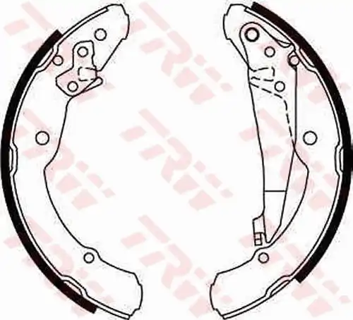 комплект спирачна челюст TRW GS8639