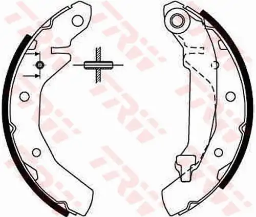 комплект спирачна челюст TRW GS8646