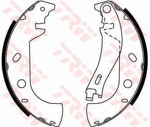 комплект спирачна челюст TRW GS8653