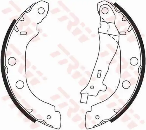 комплект спирачна челюст TRW GS8655