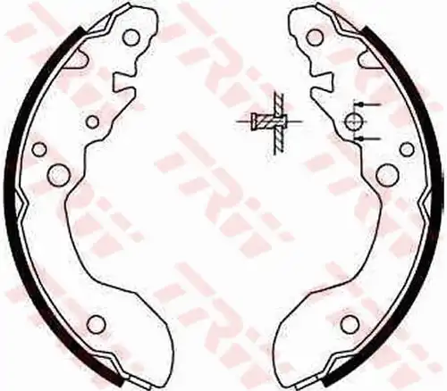 комплект спирачна челюст TRW GS8671