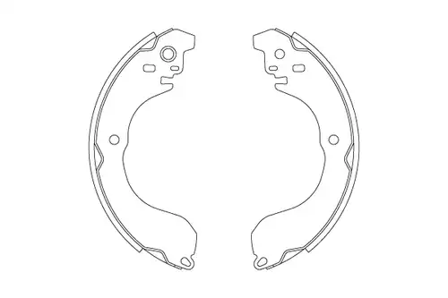 комплект спирачна челюст TRW GS8813