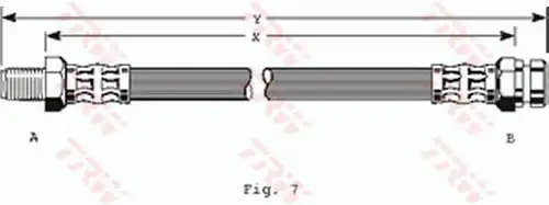 спирачен маркуч TRW PHB235