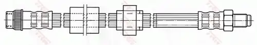 спирачен маркуч TRW PHB483