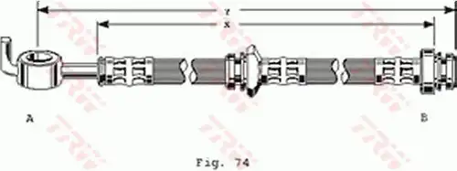 спирачен маркуч TRW PHD163