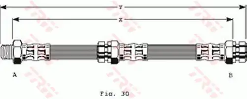 спирачен маркуч TRW PHD327