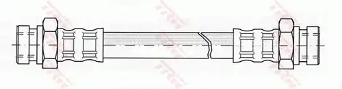 спирачен маркуч TRW PHD333