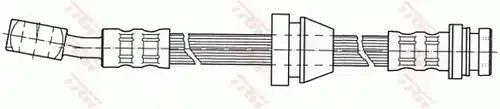 спирачен маркуч TRW PHD499