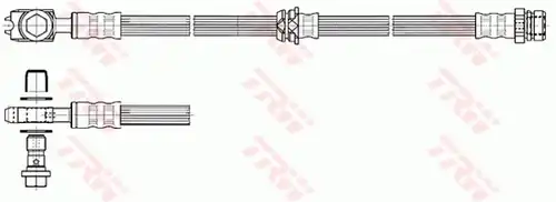 спирачен маркуч TRW PHD560