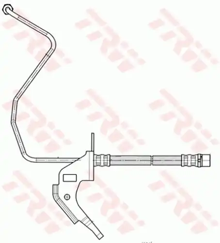 спирачен маркуч TRW PHD563