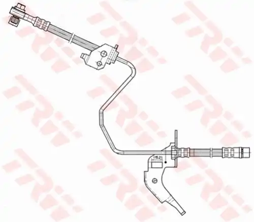 спирачен маркуч TRW PHD566