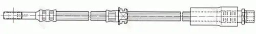 спирачен маркуч TRW PHD673