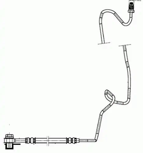 спирачен маркуч TRW PHD942